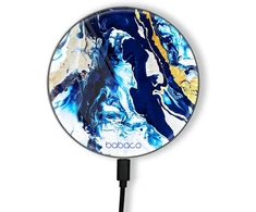 Ert group originalus ir oficialiai licencijuotas babaco indukcinis įkroviklis, pattern abstract 010 belaidžio įkrovimo stotelė 1 metras 10w micro usb kabelis