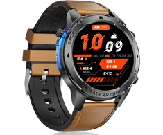 Esfoe karinis išmanusis laikrodis vyrams 48 mm, Gps/5atm ir Ip69k atsparus vandeniui, 45+ dienų baterijos veikimo laikas, 1.43 colio amoled išmanusis laikrodis vyrams su telefono funkcija, kompasas, barometras, širdies ritmas, 170+ sporto režimų