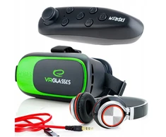 Esperanza Vr 360 laipsnių 3d akinių, Bluetooth pultelio ir ausinių žaidimų rinkinys