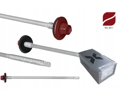 Etanco Gtr6 sraigtas 200mm, plienui, Ral3011, 100 vnt.