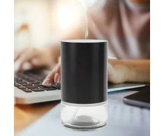 Eterinių aliejų difuzorius su naktine lempute, 100 ml difuzoriaus automobilio kvapų aliejaus difuzorius, 3 purškimo nustatymai, valdymas lietimu