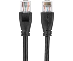 Ethernet Cat 6 kabelis Rj45, 3 m, juodas