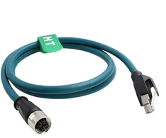 Ethernet M12 X-code 8p F-rj45 Cat7e 2m Pramoninis Kabelis