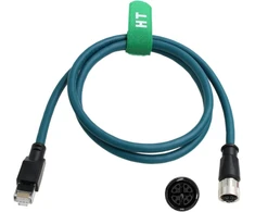 Ethernet M12 X-code 8p F-rj45 Cat7e 2m Pramoninis Kabelis
