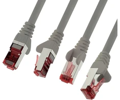 Ethernet tinklo kabelis Cat6 Sftp Pimf 7,5m pilkas