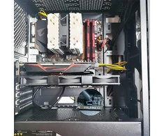 Euroharry grafikos plokštės ventiliatorius 3 x 92 mm didelio oro srauto ventiliatorius pci laikiklis aušintuvas gpu ventiliatorius palaiko 5 v, 7 v, 12 v, palaiko pagrindinės plokštės sys_fan sąsają
