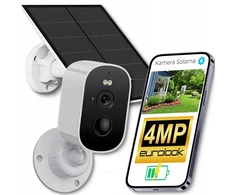 Eurolight Saulės energija įkraunama belaidė Ip kamera 4mpx su siluetų aptikimu Ip66 K-14