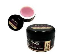 Eveline Cosmetics Profesionalus statybinis Uv gelis nagams Rožinė rožinis 30g