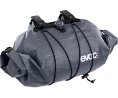 Evoc handlebar pack boa wp 9 rankinė ant vairo (susukamas kišenės atidarymas, boa(r) fit sistema, atspindintis logotipo atspaudas, talpa: 9l, svoris: 350 g, matmenys: 20 x 35 x 20 cm), carbon pilkas