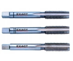 EXACT GMBH Sriegiklis M8 Hss, metrinis sriegis M8x1,25, 3 dalių komplektas Exact