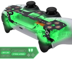 Kilimėlis Extremerate Clicky Hair Trigger rinkinys Ps5 valdikliui Bdm-030, ergonomiški mikro jungikliai L2r2 ir taktiliniai L1r1 mygtukai, paleidiklio stabdymo pelės paspaudimo kabelių rinkinys, skirtas Ps5 valdiklio stiprumui