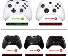 Extremerate priekinis korpusas ir rankenų dėklas, skirtas XBOX One X/s valdikliui, priekinis dangtelis ir rankenų dėklas, skirtas XBOX One S/x valdiklio modeliui 1708, skaidriai violetinis