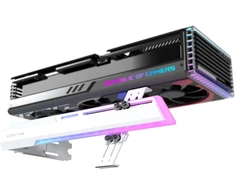 Ezdiy-fab 5 v argb gpu laikiklis grafikos plokštės gpu atrama vaizdo plokštės laikiklio laikiklis laikiklis sag holder rx7990xtx, rtx4090, baltas-341-1
