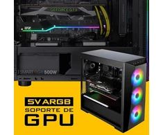 Ezdiy-fab Gpu laikiklis su Argb Led apšvietimu, juodas