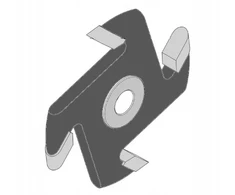 Faba freza profilinė rutulinė R12, 125x30x24 mm