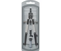 Faber-castell 174014 greitai nustatomas skriestuvas su šarnyru, 4 mm kaištis, sidabrinis