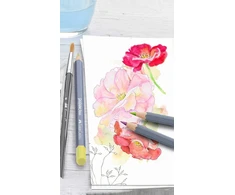 Faber-castell Aqua Goldfaber 114639 akvareliniai pieštukai, 3,3 mm šerelis, 36 vnt. pakuotė dovanų dėžutėje