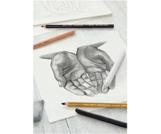 Faber-castell eskizų rinkinys, juodas