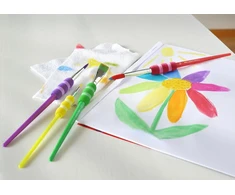 Faber-castell teptukų rinkinys 4 vnt. su minkšta rankena