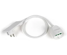 Fanton 92032 Prailginimo laidas, 1m, baltas, su Schuko kištuku