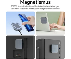 Fanxiang 500gb išorinis ssd kietasis diskas, magnetinis išorinis ssd su priklijuotais metaliniais žiedais iki 1050 mb/s rašymo greitis - usb 3.2 (gen 2) type c, suderinamas su iphone 15/16, pc, mac, nešiojamaisiais kompiuteriais, planšetiniais kompiuteria