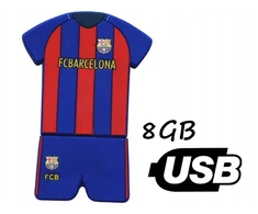 Fc Barcelona 8 Gb Usb atmintinė - Futbolo kamuolio formos