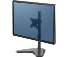 Fellowes Seasa monitoriaus laikiklis su stovu, reguliuojamo aukščio, ergonomiškas, skirtas 1 monitoriui iki 81,28 cm (32 colių), juodas