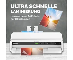 Fellowes Venus A3 laminatorius skirtas karštam laminavimui 80-250 mikronų laminavimo vokams, intensyviam naudojimui, automatinis vokų atsukimas, komplekte 10 laminavimo vokų, baltas
