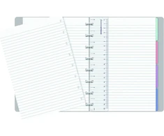 Filofax daugkartinio naudojimo A5 formato sąsiuvinis Classic Pastel Collection 21 x 14.6 cm Stone (b1151070u)