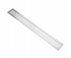 Filtreon Fitberg nerūdijančio plieno baldinė ventiliacijos grotelė 80x480 mm
