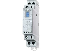 Šakotuvas Finder 223200244340pas modulinis kontaktorius 24 Vac/dc 2 No 25 A Agsno2 mechaninis indikatorius/šviesos diodas su selektoriumi