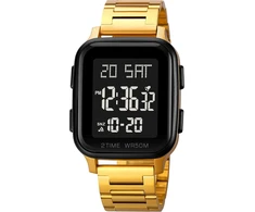 Findtime Vyriškas Skaitmeninis Laikrodis Nerūdijančio Plieno 5atm Vandeniui
