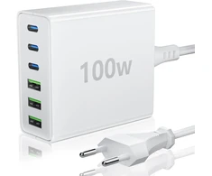 Finibo 100w Usb-c įkroviklis, 6 prievadų, greitas įkrovimas