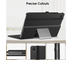 Fintie dėklas, skirtas Lenovo Tab Plus (tb351fu) 11.5 colių 2024 planšetiniam kompiuteriui, itin lengvas dėklas su dokumentų skyreliais, juodas
