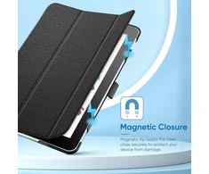 Fintie dėklas, skirtas Wacom One Creative Pen Ekranas 13.3 colių, trifold stovas, lengvas Slimshell apsauginis dėklas, skirtas 13.3 colių Wacom One piešimo planšetei, juodas