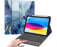Fintie dėklas su klaviatūra Ipad 11/10 kartai, su lietimui jautriu lietimėliu