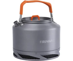 Fire-maple Fmc-xt2 arbatinukas stovyklavimui, skirtas žygiams lauke, iškyloms, kavai, lengvai valomas, kietas anoduotas aliuminis ir nerūdijančio plieno indų rinkinys, arbatinukas ir kavos puodas, oranžinis