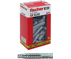 Fisher Fischer Ux 8x50 mm kaiščiai sienoms, perforuotoms plytoms, gipso kartonui