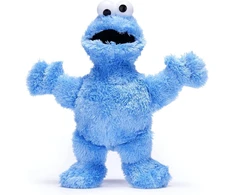 Fisher Price 37625 Sesame Street Cookie Monster 25 cm pliušinis žaislas (28 cm) mėlynas