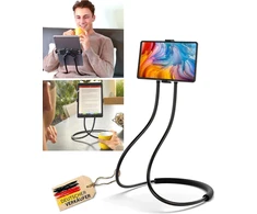 Flexd-x universalus planšetinių ir mobiliųjų telefonų laikiklis, laikiklis mobiliam telefonui ant kaklo, laikiklis planšetiniam kompiuteriui lovoje, trikojis