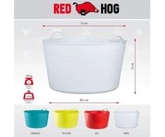 Flexi container konteineris namams, sodui, statyboms, itin tvirtas, universalus, su rankenomis, laikymo trukmė: 120 kg, 55 x 35 x 44,5 cm, (55 l - turkio spalvos)