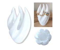 Floral Ring Organizer - žiedų stovas - Baltas