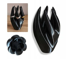 Floral Ring Organizer - žiedų stovas - juodas, Juodas