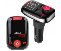 Automagnetola Fm transmiteris Akai Fmt-74bt įkrovimas qc3.0 usb bluetooth