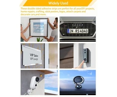 Folai 3m dvipusė lipni juosta, itin stipri, pe putų, skirta naudoti viduje ir lauke, atspari vandeniui, sunkiems objektams, objektų tvirtinimui (3 m x 20 mm), juoda