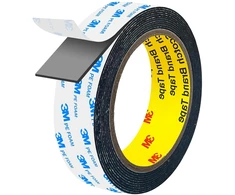 Folai 3m dvipusė lipni juosta, itin stipri, pe putų, skirta naudoti viduje ir lauke, atspari vandeniui, sunkiems objektams, objektų tvirtinimui (3 m x 20 mm), juoda