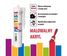 Fome Flex Akrilas su silikono savybėmis Paintasil baltas 310ml Hit