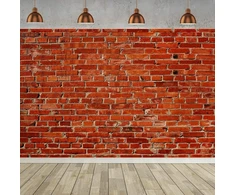 Fono drobė "raudona plyta" 2.1x1.5m