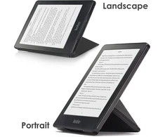 Forefront Cases dėklas, skirtas Kobo Clara Hd - magnetinis apsauginis dėklas ir stovas, skirtas Kobo Clara Hd - origami dizainas - automatinio miego/pabudimo funkcija - plonas, lengvas - juodas