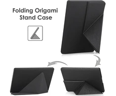 Forefront Cases dėklas, skirtas Kobo Clara Hd - magnetinis apsauginis dėklas ir stovas, skirtas Kobo Clara Hd - origami dizainas - automatinio miego/pabudimo funkcija - plonas, lengvas - juodas